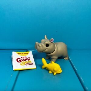 ⭐️ Zuru - Gumi Yum Surprise - Wildlife Series - Hippo w/ 
Goliath Tigerfish
